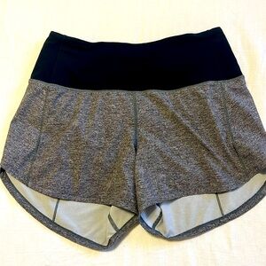 Speed up high rise lined short 4 inch inseam